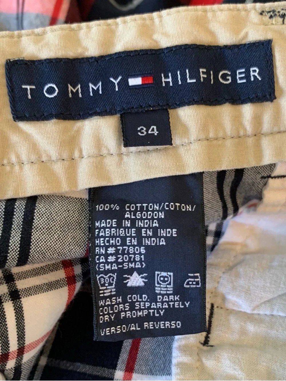 Y2k Tommy Hilfiger Preppy Plaid Shorts